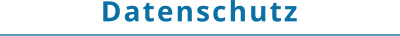 Datenschutz